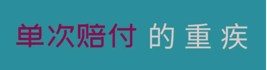 单次赔付重疾险